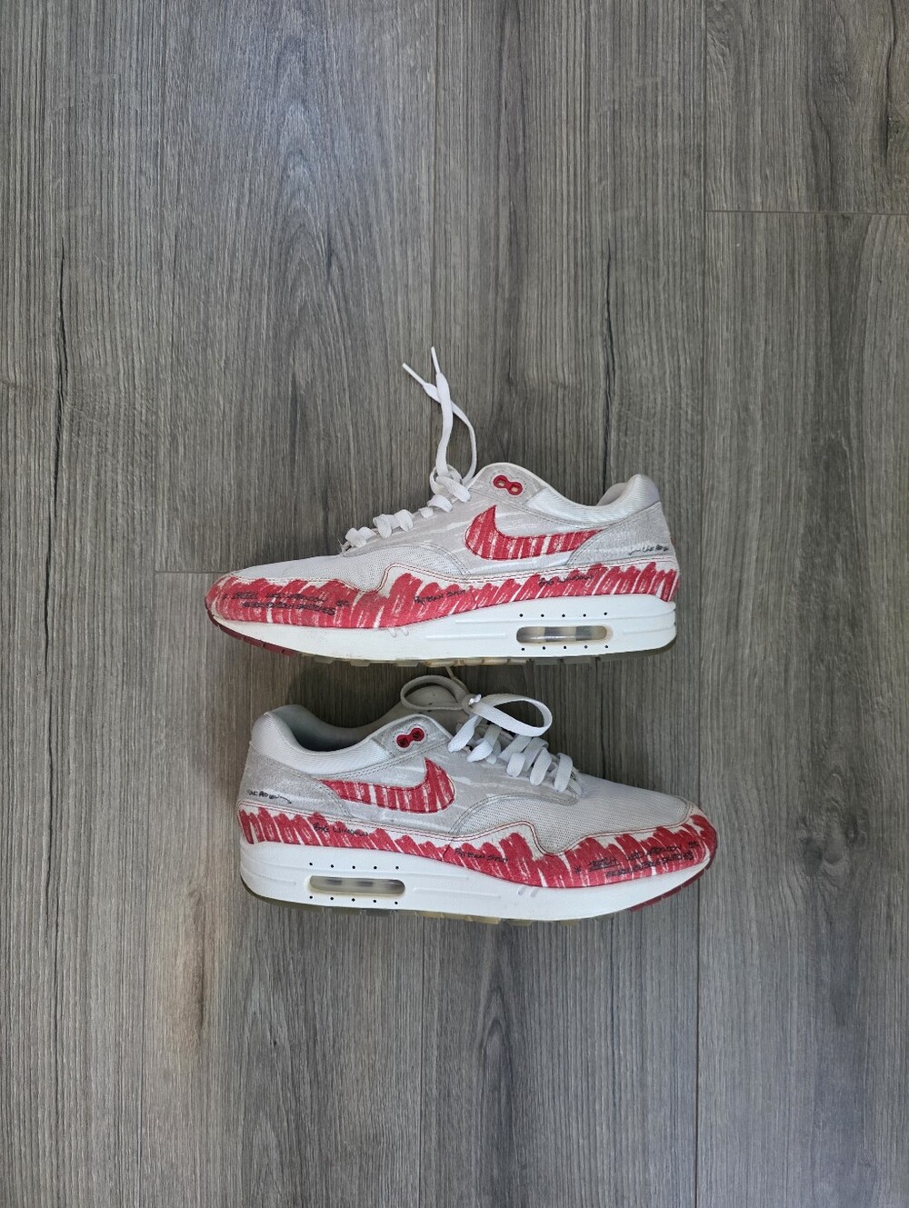 Nike Air Max 1 Sketch To Self Sneakers Mens Size 11